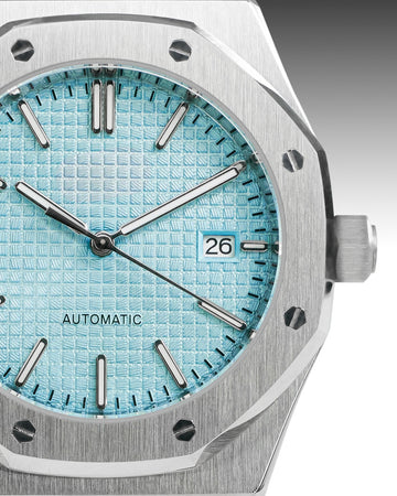 AP RoyalOak Light Blue Featuring Light Blue Dial