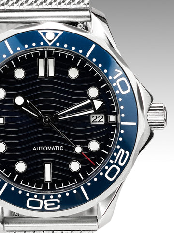 Seamaster Blue | Blue Ocean waves