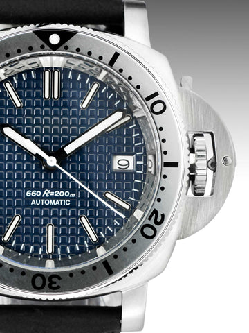 Panarai Blue Stainless Steel Case