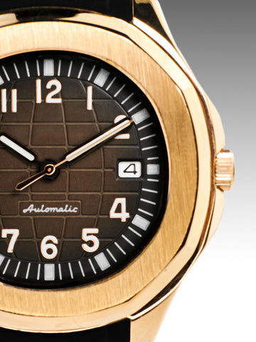 Aquanaut Gold Black | Elegant Black Silicon