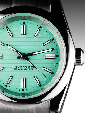 OP Tiffany Mod | Refined Design, Tiffany blue Dial