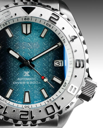 Skxx Ocean Blue Featuring Ocean Blue Gradient Texture Dial