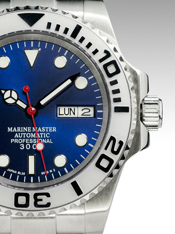 Yacht master Blue | Stainless steel - Silver Case