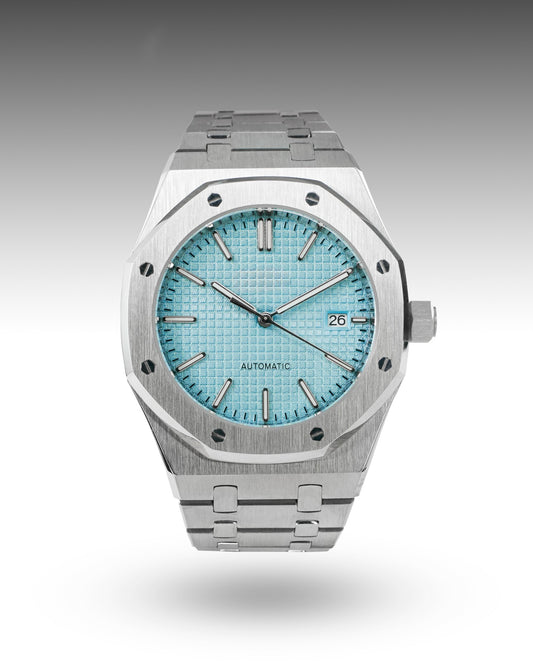 AP RoyalOak Light Blue Featuring Light Blue Dial