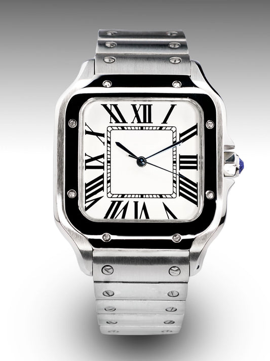 Santos White Featuring Roman Dial