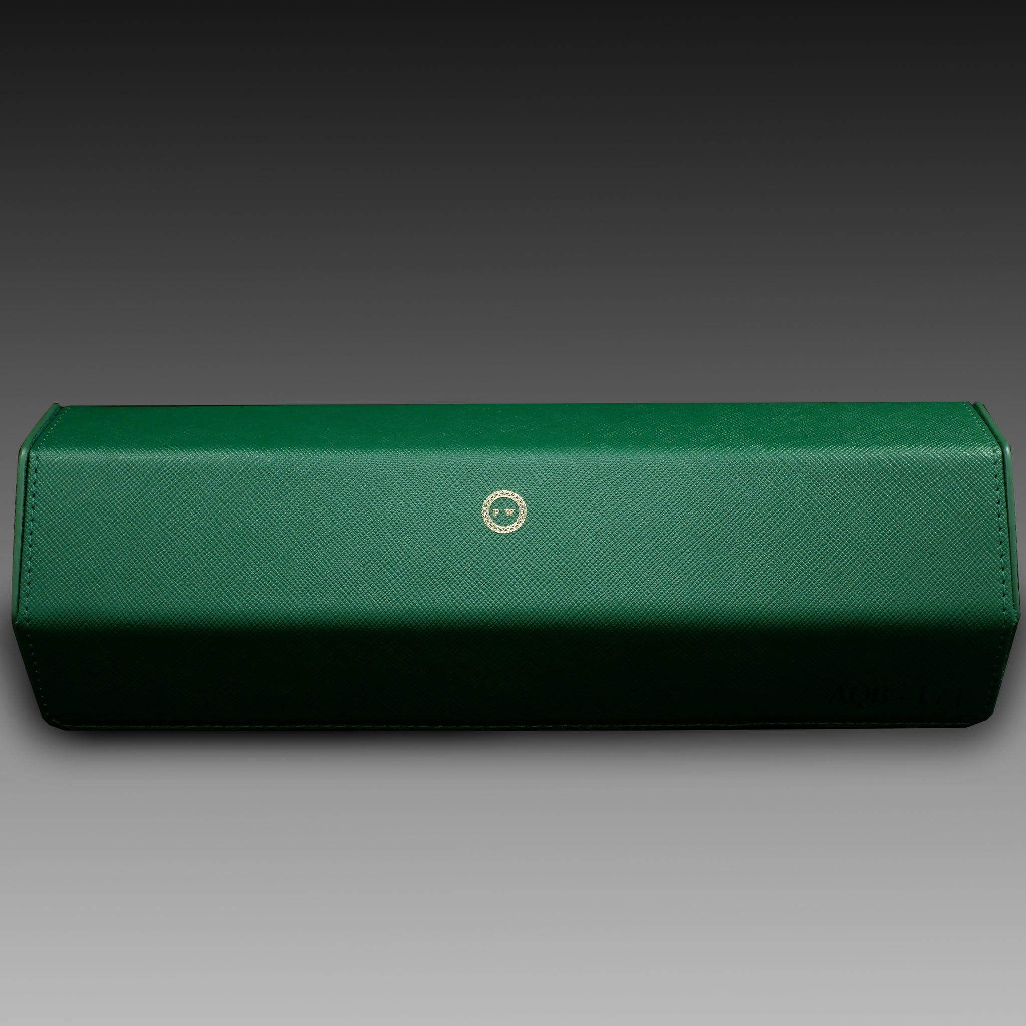Genuine Leather Multi Storage Watch Travel Case Roll  - Green