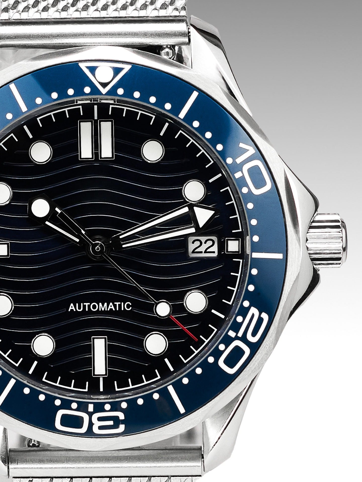 Seamaster Blue | Blue Ocean waves