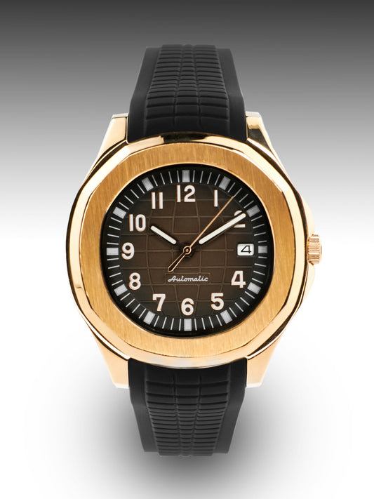 Aquanaut Gold Black | Elegant Black Silicon