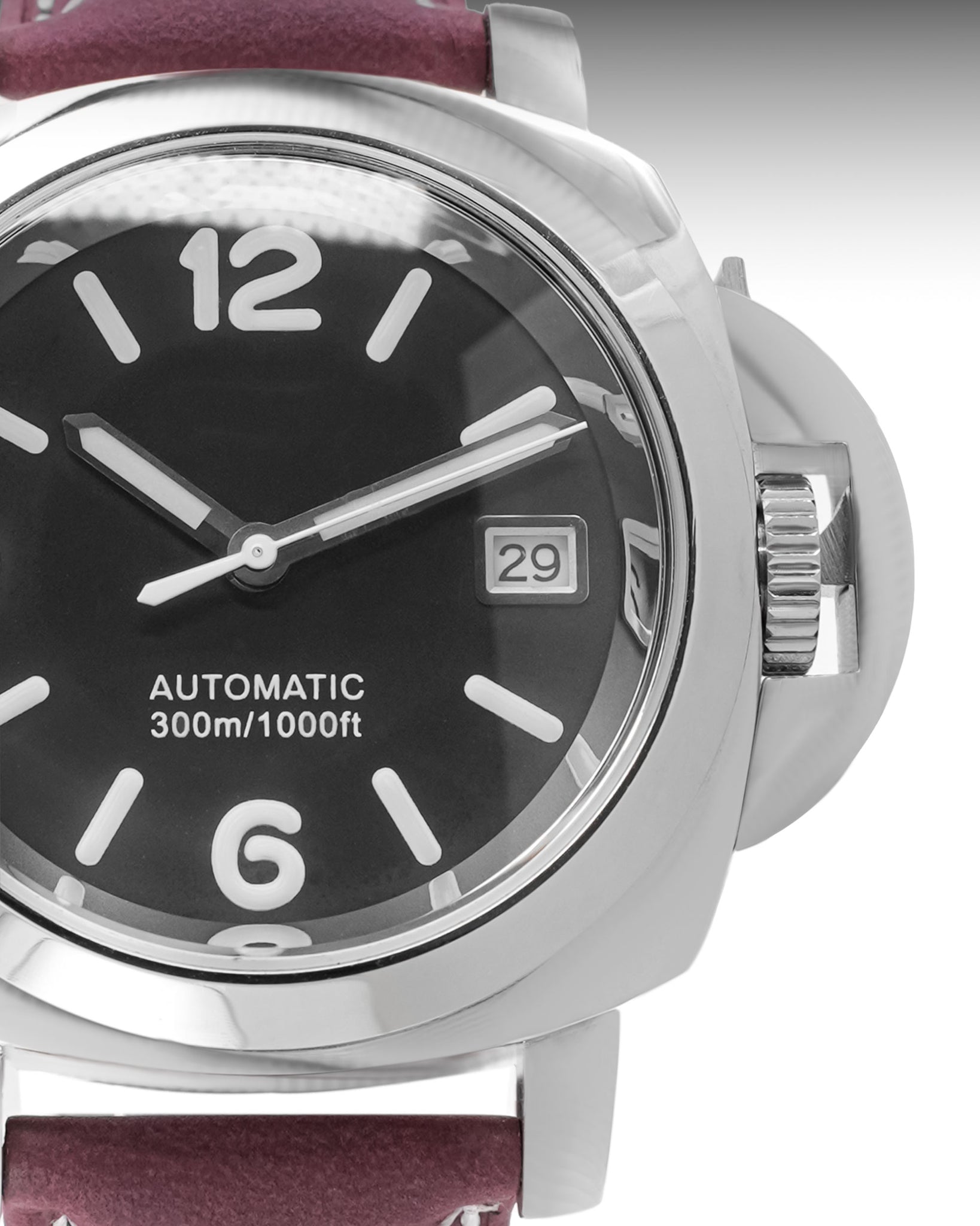 Panerai Black Purple Stainless Steel Case