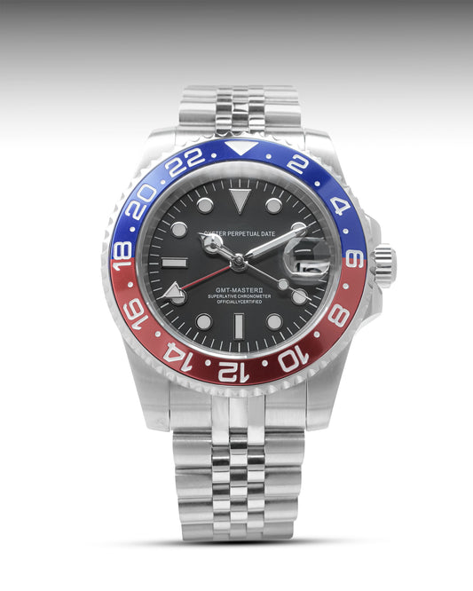Pepsi GMT Featuring Red and Blue Bezel with Black Dial