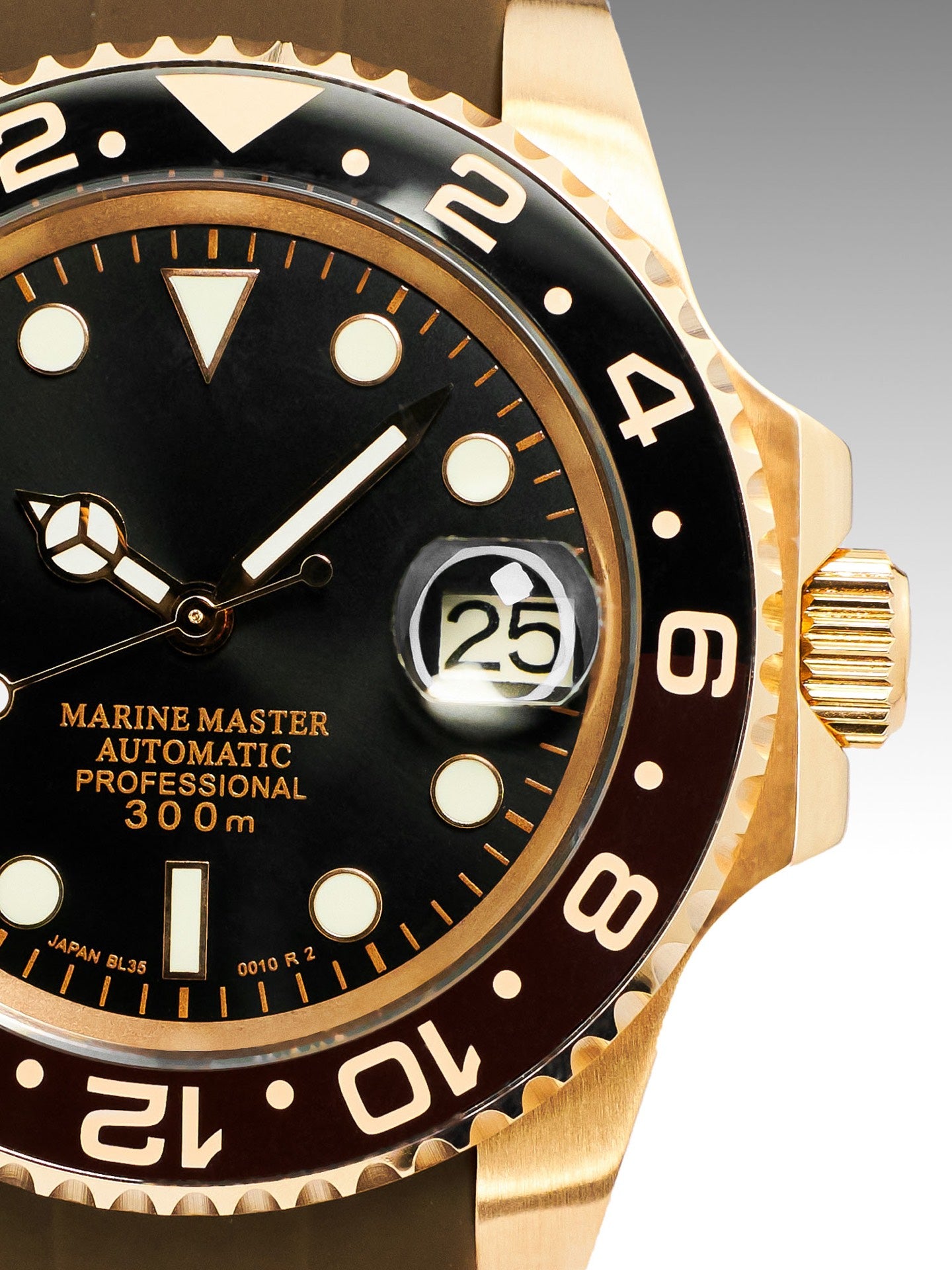 Sub Rootbeer Featuring Black Dial with Rootbeer Ceramic 24hr Bezel