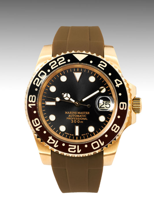 Sub Rootbeer Featuring Black Dial with Rootbeer Ceramic 24hr Bezel